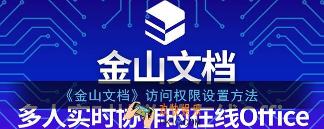 金山文档怎么设置访问权限_文件访问权限设置方法