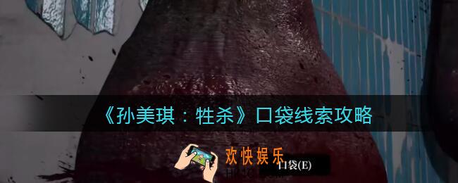孙美琪疑案牲杀口袋在哪里_牲杀DLC口袋攻略线索位置
