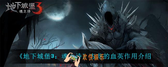 地下城堡3魂之诗古龙的血英有什么用_古龙的血英作用介绍