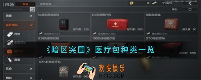 暗区突围医疗包有哪些_医疗包种类一览