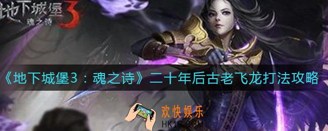 地下城堡3魂之诗二十年后古老飞龙怎么打_二十年后古老飞龙打法攻略