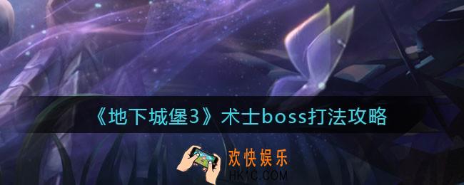 地下城堡3魂之诗术士boss怎么打_术士boss打法攻略