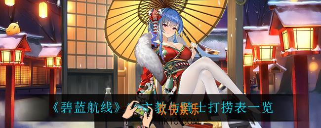 碧蓝航线C3主教与骑士打捞表_C3主教与骑士打捞表一览