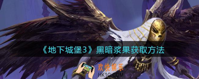 地下城堡3魂之诗黑暗浆果怎么获得_黑暗浆果获取方法