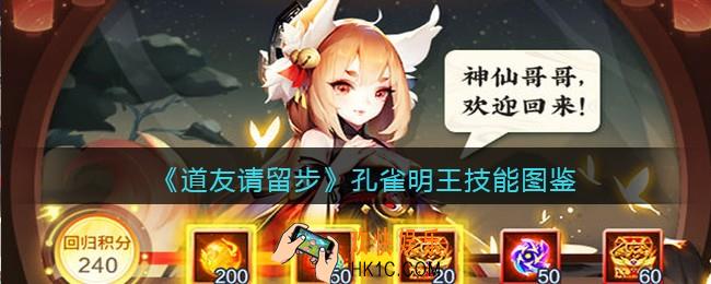 道友请留步孔雀明王怎么样_孔雀明王技能图鉴