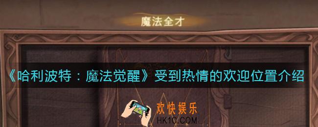 哈利波特魔法觉醒受到热情的欢迎在哪_受到热情的欢迎位置介绍