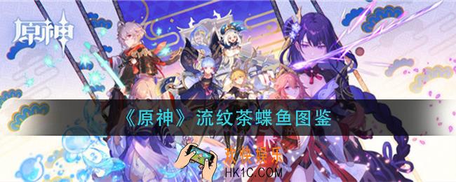 原神流纹茶蝶鱼在哪钓_流纹茶蝶鱼图鉴