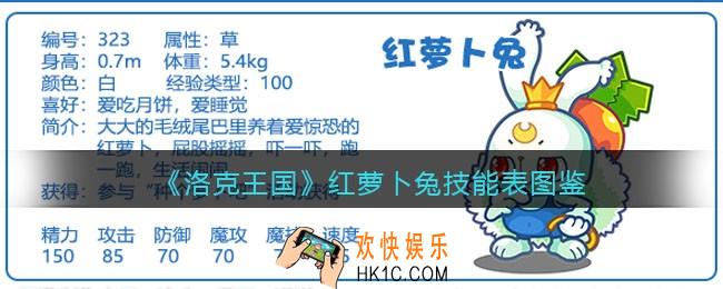 洛克王国红萝卜兔技能表_红萝卜兔怎么样/厉害吗
