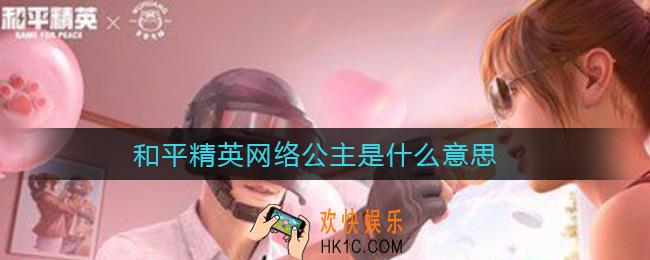 和平精英网络公主是什么意思_网络公主意思介绍
