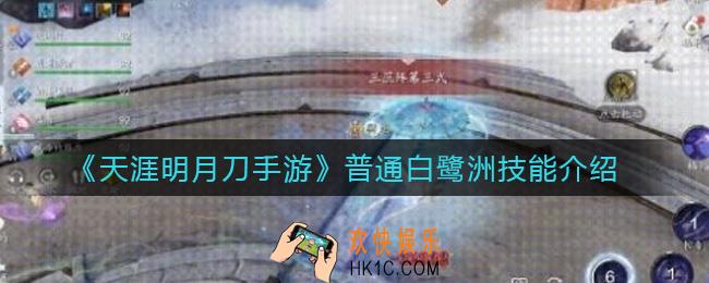天涯明月刀手游普通白鹭洲技能是什么_普通白鹭洲技能介绍