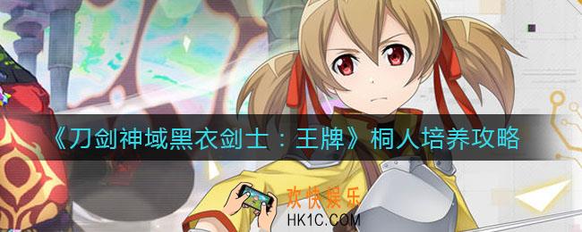 刀剑神域黑衣剑士王牌桐人怎么玩_​桐人培养攻略