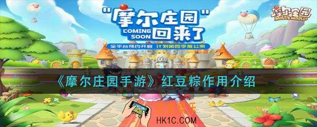 摩尔庄园手游红豆粽有什么用_红豆粽作用介绍
