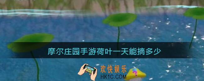 摩尔庄园手游荷叶一天能摘多少_荷叶每日采摘上限