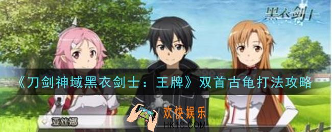 刀剑神域黑衣剑士王牌双首古龟怎么打_双首古龟打法攻略