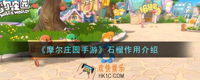 摩尔庄园手游石榴有什么用_石榴作用介绍