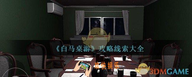 孙美琪疑案白马桌游攻略大全_白马桌游DLC100%线索位置汇总