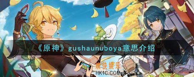 原神gushaunuboya是什么意思_gushaunuboya意思介绍