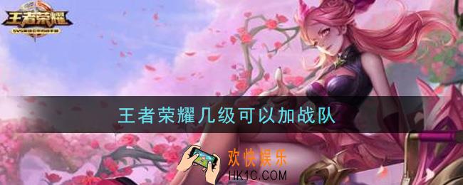 王者荣耀几级可以加战队_加战队等级介绍