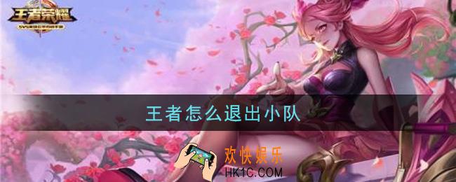 王者怎么退出小队_退出小队方法介绍
