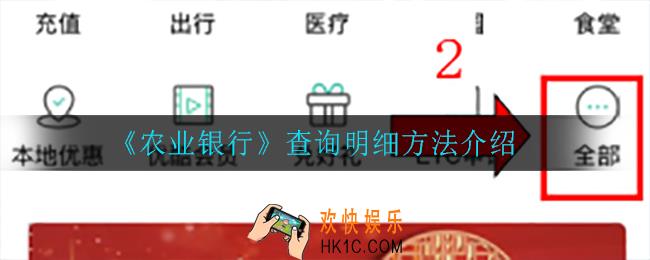 农业银行怎么查询明细_查询明细方法介绍
