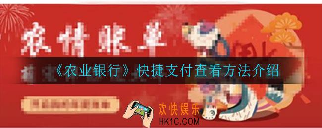 农业银行怎么查看绑定的快捷支付_快捷支付查看方法介绍