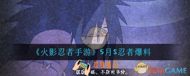 火影忍者手游5月s忍是谁_5月S忍者爆料