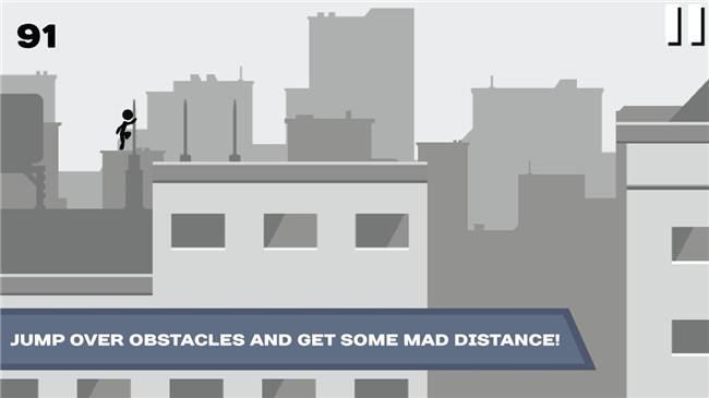 火柴人屋顶狂奔