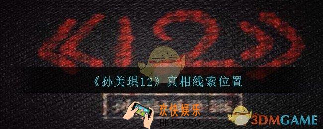 孙美琪疑案12攻略真相在哪里_孙美琪12疑案真相线索位置