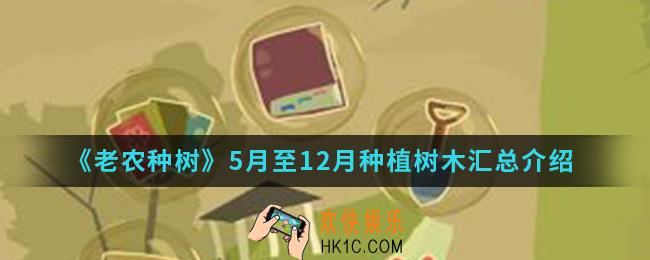 老农种树5月至12月可以种植哪些树木_5月至12月种植树木汇总