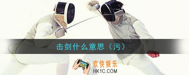 击剑什么意思污_击剑是什么梗