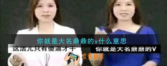 你就是大名鼎鼎的v什么意思_你就是大名鼎鼎的v意思出处