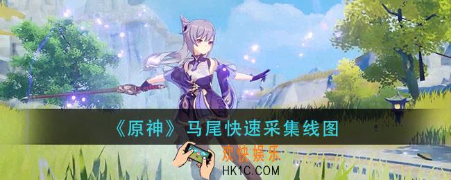原神马尾哪里多_马尾快速采集路线图