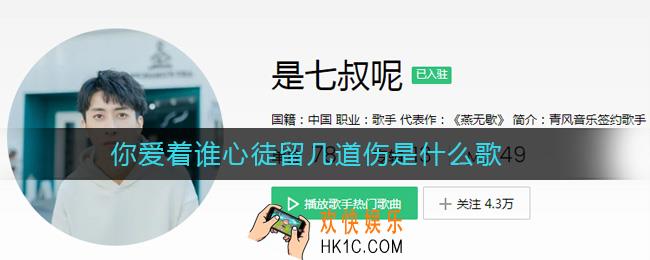 抖音你爱着谁心徒留几道伤是什么歌_你爱着谁心徒留几道伤什么歌