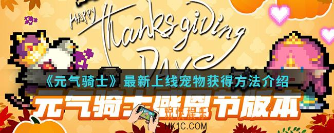 元气骑士最新上线宠物怎么得_最新上线宠物获得方法