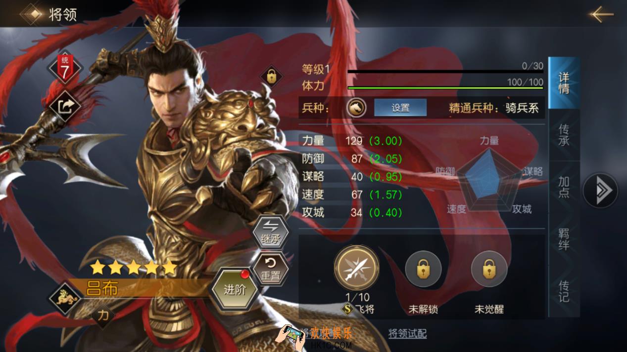吕布：虎牢关的无双战神