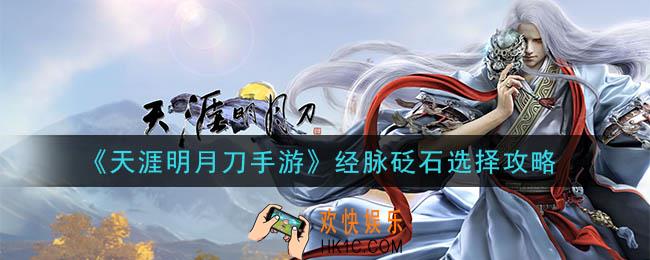 天涯明月刀手游经脉砭石怎么选择_经脉砭石选择攻略