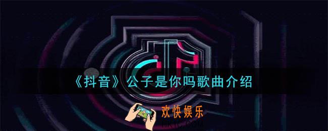 抖音公子是你吗是什么歌_公子是你吗歌曲介绍