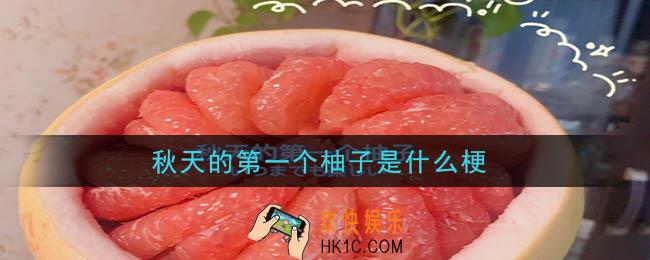 秋天的第一个柚子是什么梗_秋天的第一个柚子梗的意思及出处介绍