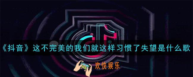 这不完美的我们就这样习惯了失望是什么歌_这不完美的我们就这样习惯了失望歌曲介绍