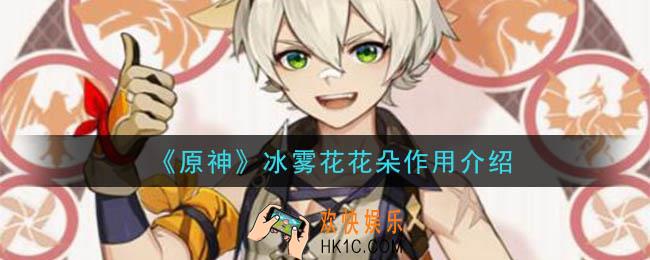 原神冰雾花花朵有什么用_冰雾花花朵作用介绍