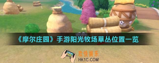 摩尔庄园手游阳光牧场草丛在哪_阳光牧场草丛位置一览