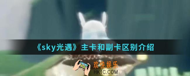 sky光遇主卡和副卡有什么区别_主卡和副卡区别