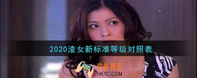 2020渣女新标准是什么_渣女新标准等级对照表