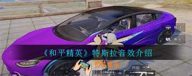 和平精英特斯拉音效是什么样的_和平精英特斯拉音效介绍