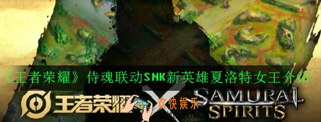 王者荣耀夏洛特怎么样_侍魂联动SNK新英雄夏洛特女王介绍