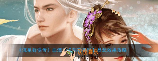 流星群侠传血滴子弥勒手印易武有什么用_血滴子弥勒手印易武效果攻略