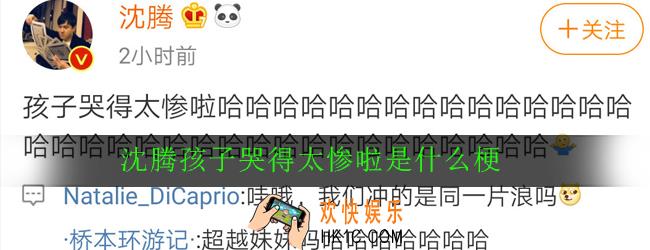 沈腾孩子哭得太惨啦是什么梗_意思出处详解