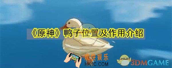 原神鸭子在哪_鸭子位置作用介绍