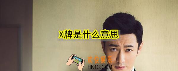 乘风破浪的姐姐x牌是什么意思_X牌来源出处含义