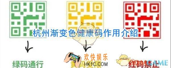 杭州渐变色健康码有什么用_杭州渐变色健康码作用介绍